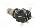 Interruptor pulsador metálico ON-ON 12.2mm. Mod. PS24202