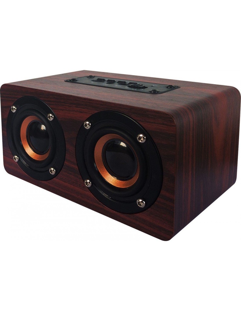 Altavoz multimedia Bluetooth 10W OQAN madera. Mod. QBT-100