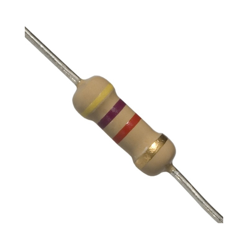 Resistencia de carbón 0.5W 100 ohm. Mod. R0.5W100