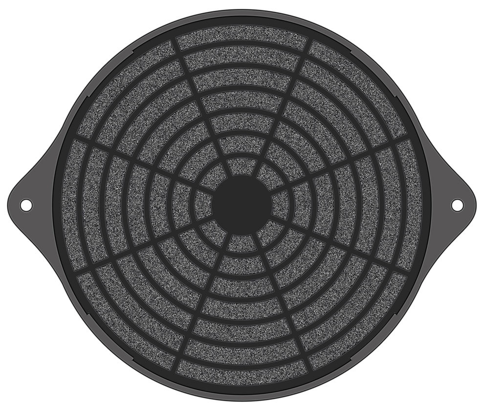 [RJV014ELM] Rejilla ventilador 170x150 c/ filtro. Mod. RJV014