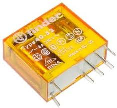 Relé standard 220Vca 2Cto. 8A 6pin Finder. Mod. 40.52.8.230.0000