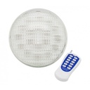 Bombilla LED piscina PAR56 25W RGB IP68 c/mando. Mod. HOPAR5625WRGB
