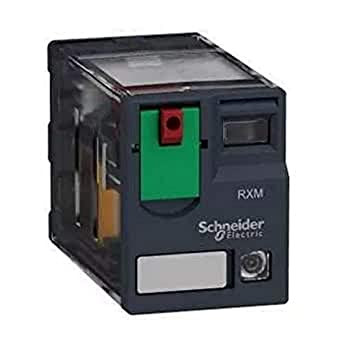 Relé electromagnético 24VAC 4 ctos 6A Schneider. Mod. RXM4AB2B7