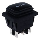 Interruptor pulsador 3 posiciones (ON)-OFF-(ON) estanco 16A 250VAC. Mod. 74622