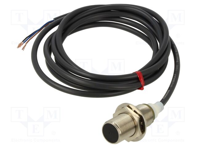 Sensor inductivo PNP / NO 10÷30VDC M18 2m IP67. Mod. GX-218MKA-P