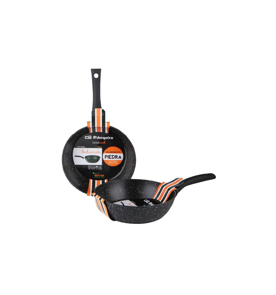 [SFH8524ORB] Sartén honda aluminio forjado 24 cm Orbegozo. Mod. SFH 8524