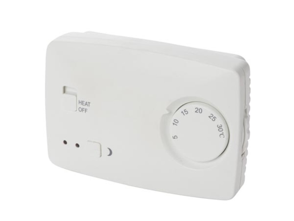[CTH407VEL] Termostato de habitación, no programable, blanco. Mod. CTH407