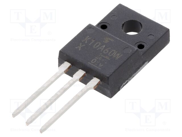 [TK10A60WS] Transistor N-MOSFET unipolar 600V 9,7A 30W SC67. Mod. TK10A60WS