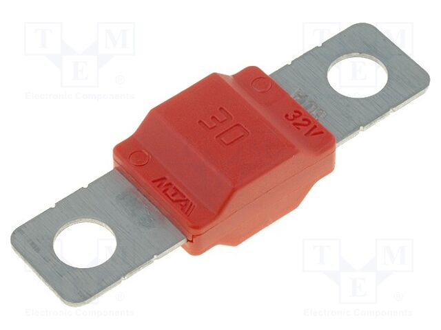 Fusible de cartucho de coche 30A 32V 40mm. Mod. MIDIVAL-30A