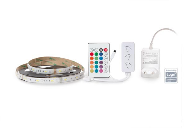 Kit tira LED Smart Wifi RGBW 12VDC. Mod. SMART1230