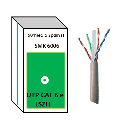 CABLE UTP CAT6E CCA 305 M LSZH