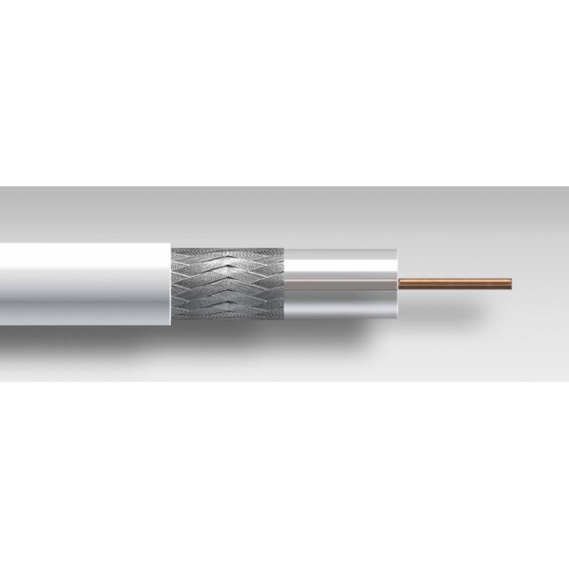Cable coaxial Cu/Al ICT rollo 100 metros. Mod. SMK8000