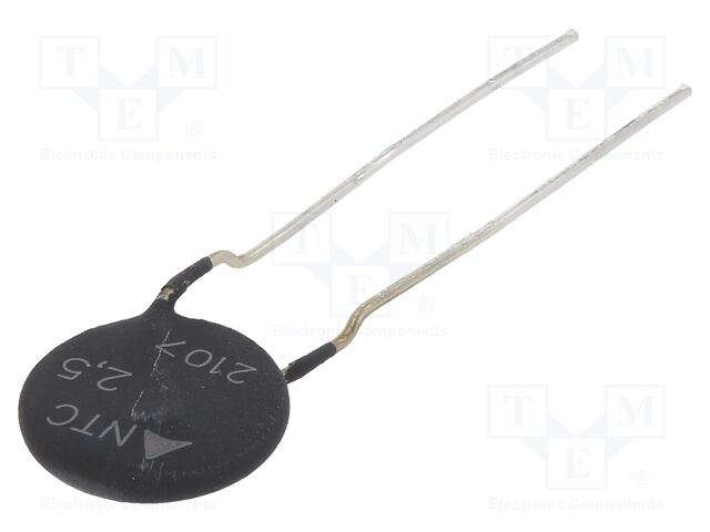 [B57237S0259M000] Termistor NTC 2,5Ω -55÷170°C 3,1W THT. Mod. B57237S0259M000