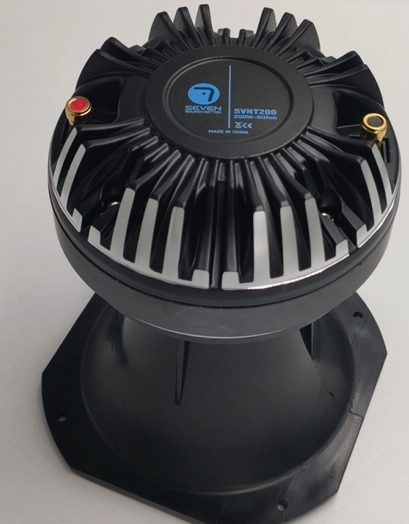 Tweeter de compresión con difusor cónico 200W Seven. Mod. SV-HT200