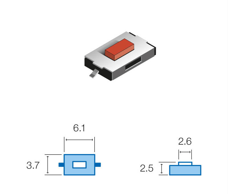 [11518SMD] Pulsador de tacto SMD Mod. SW057