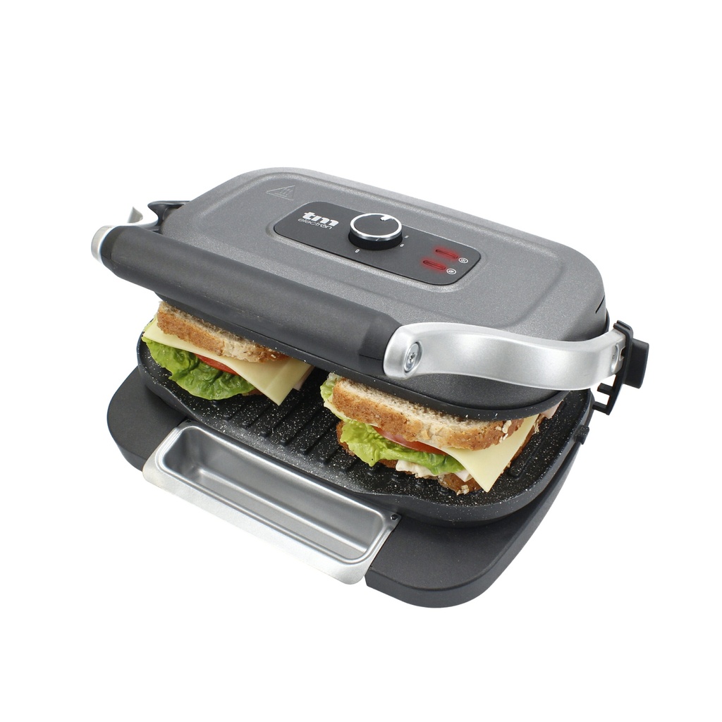 Grill retro gris 1300W TM. Mod. TMPGR003GRY