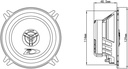 Pareja altavoces coche 5" 200W ALPINE. Mod. SXE-1325S