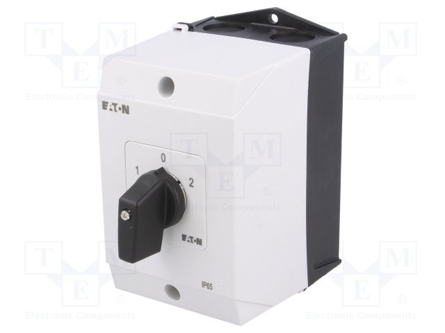 Conmutador interruptor reversible 3 posiciones 20A 1-0-2. Mod. T0-3-8401/I1