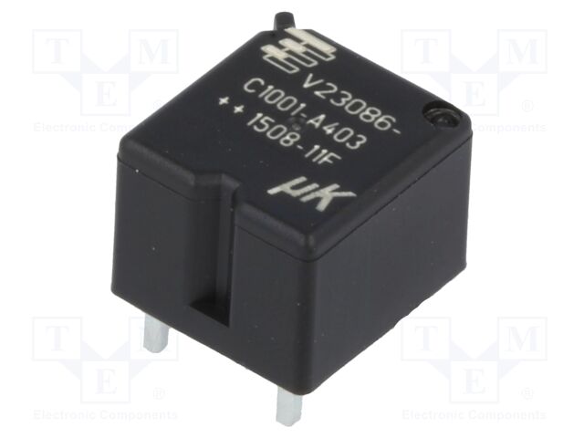 [V23086C1001A403] Relé electromagnético SPDT 12VDC 25A de coche K. Mod. 1393280-6