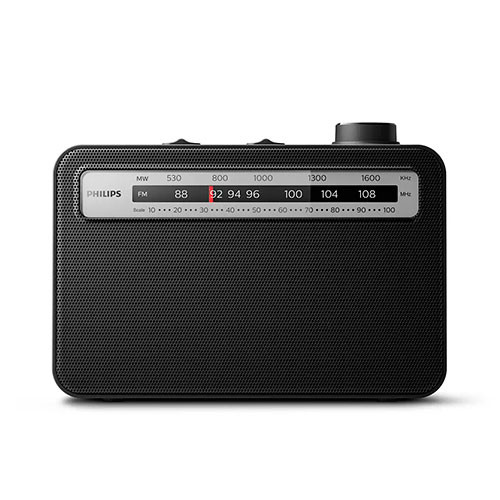 Radio portátil AM MW Red o pilas PHILIPS. Mod. TAR2506/12