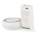 Controlador Regulador Rgb+Cct 12/24V Dc + Mando Rf. Mod. LM2085