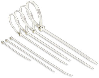 Brida blanca de 360x4,8 mm 100 unidades. Mod. TG4834
