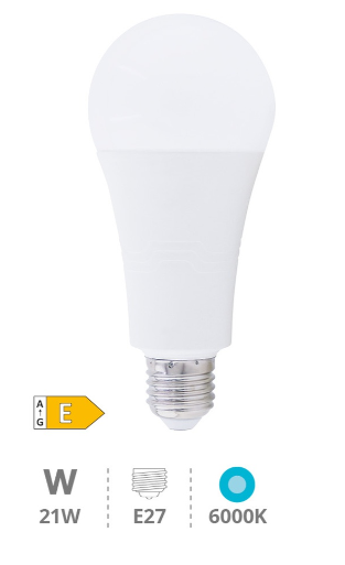 [200601012] Bombilla LED estándar A70 21W E27 6000K. Mod. 200601012