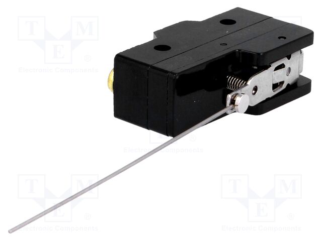 Microconmutador final carrera palanca fina 20A/250VAC. Mod. Z15G1705