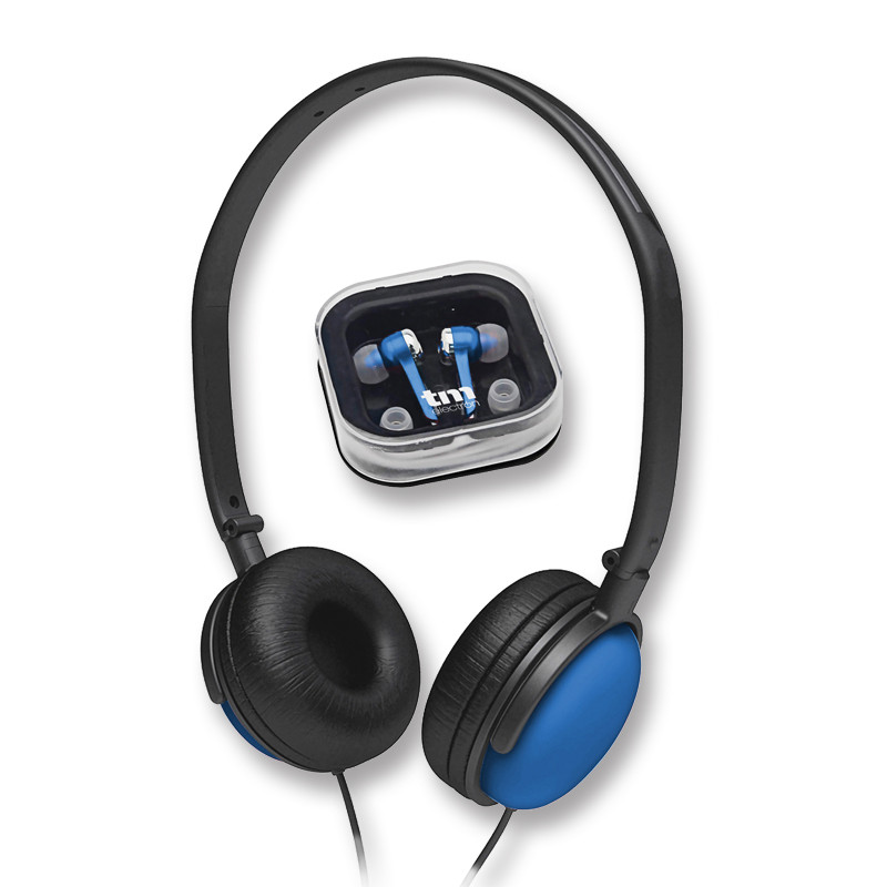 Auricular Combo Azul Mod TMHE358A