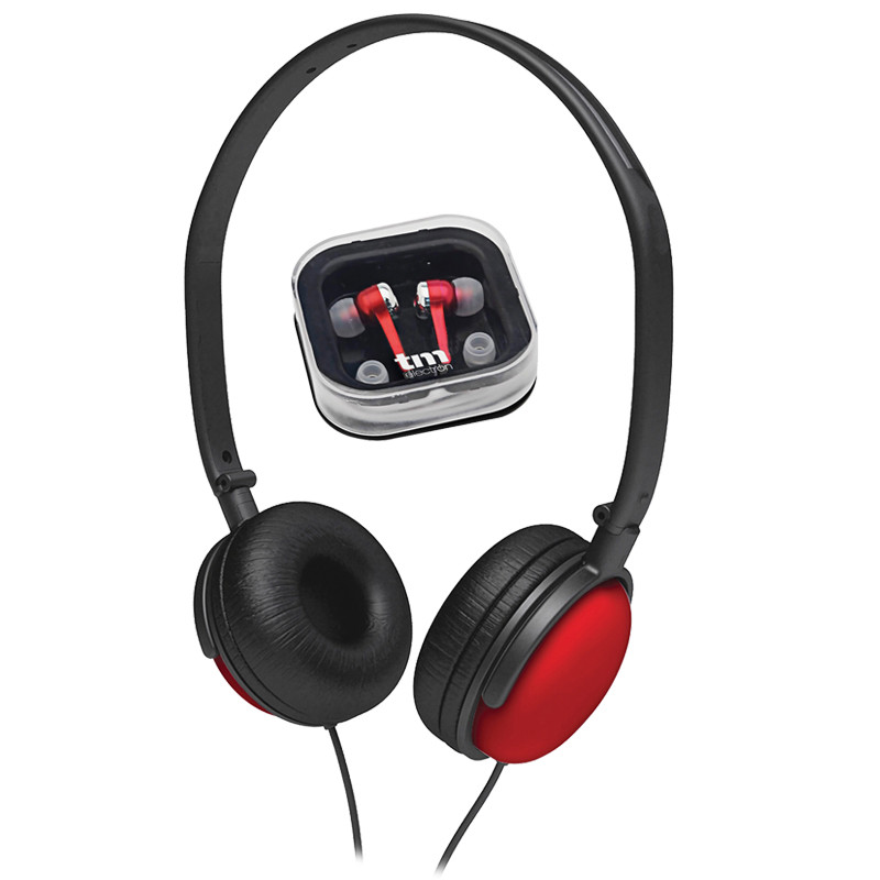 Auricular Combo Rojo Mod TMHE358R