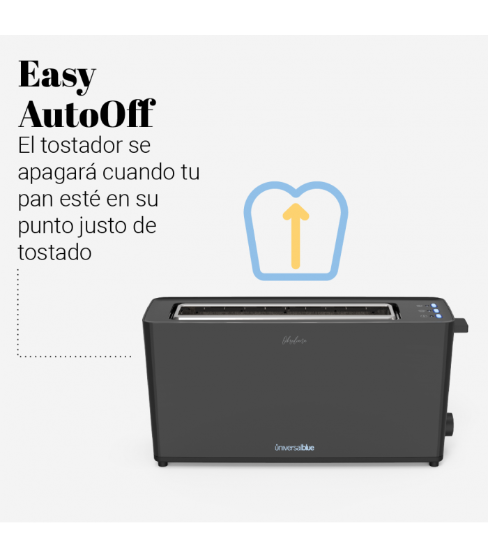 [TOASTY1LELE] Tostador ranura larga 900W UniversalBlue. Mod. TOASTY1L