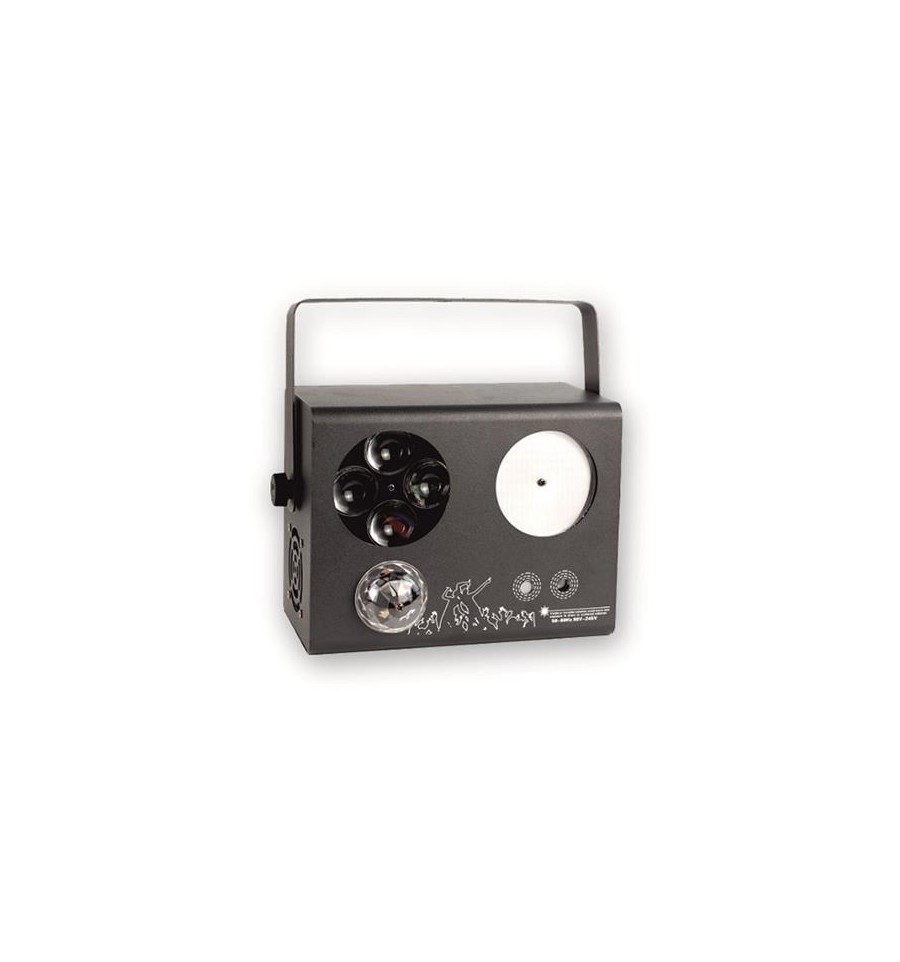 [WK40CAL] Proyector Multi-Efecto de luces de led 4 en 1 con efectos Kinson. Mod. WK 40