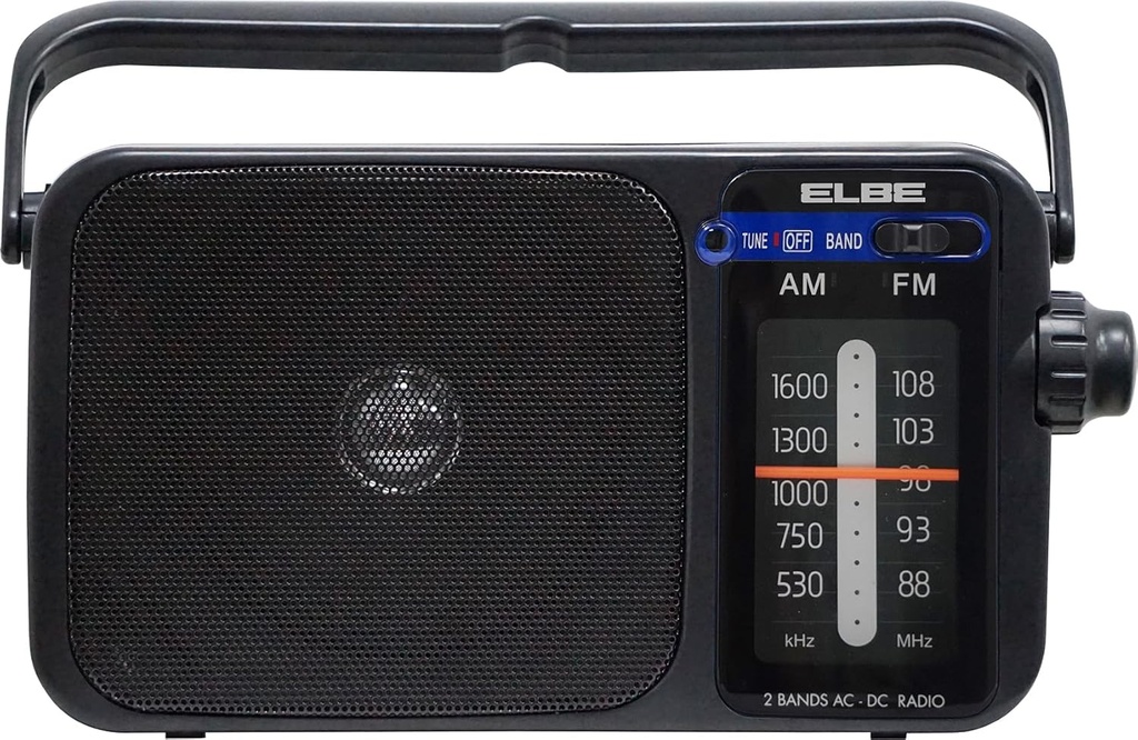 Radio sobremesa AM FM analógica ELBE. Mod. RF 942