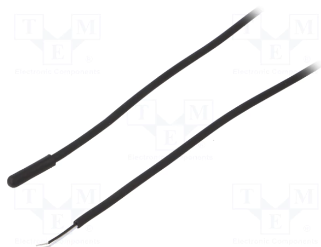 Sensor temperatura NTC 10kΩ -40÷105°C 1.5m 2 hilos. Mod. TT0210KC31DT105