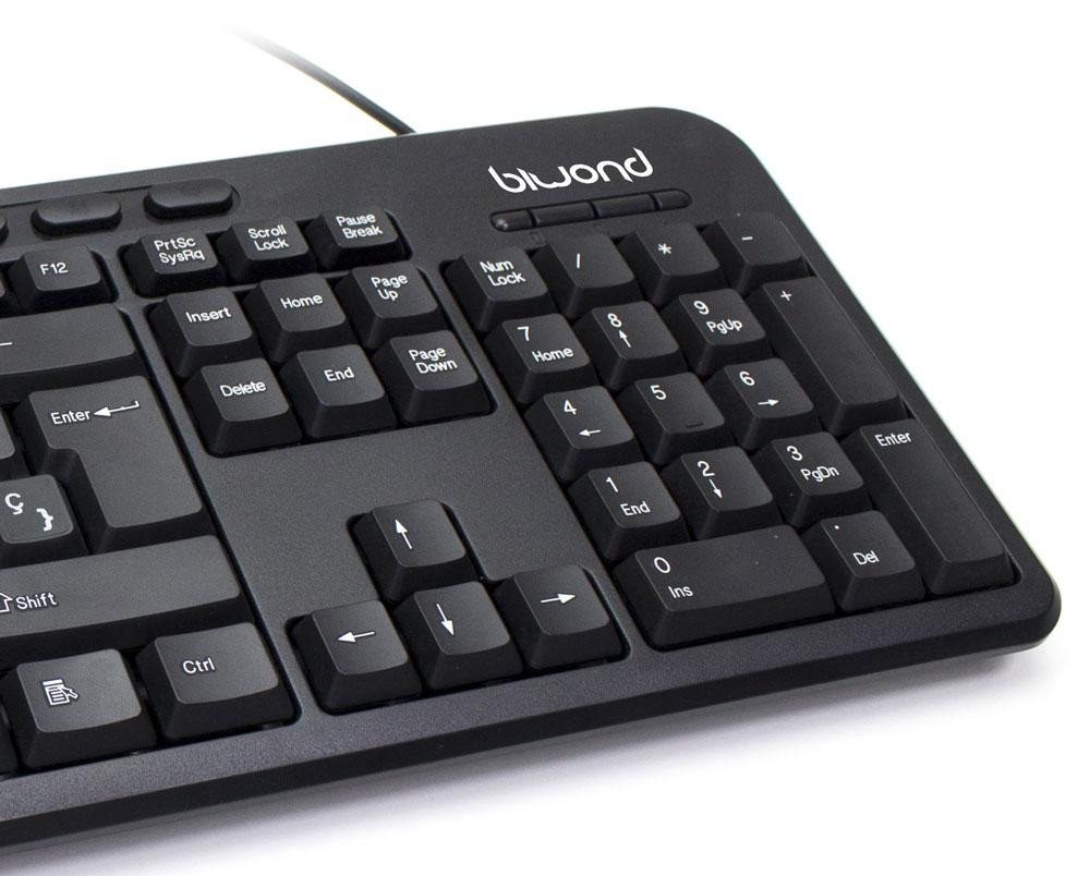 Teclado Multimedia USB  Biwond. Mod. TU2X