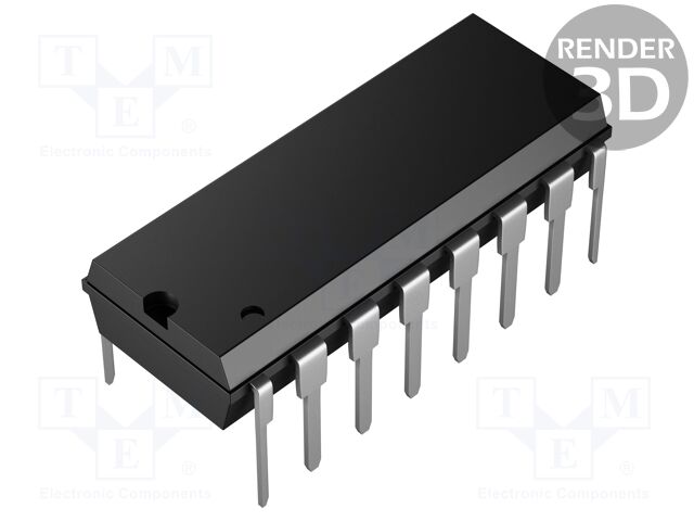[ULN2003A] Circuito integrado driver darlington DIP16 0,5A 50V. Mod. ULN2003A