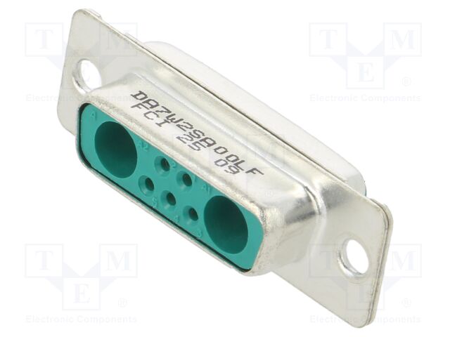 Conector D-Sub 7 pin hembra soldar. Mod. DA7W2SA00LF