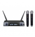 Kit dos micrófonos inalámbricos de mano UHF Karma. Mod. SET 8302