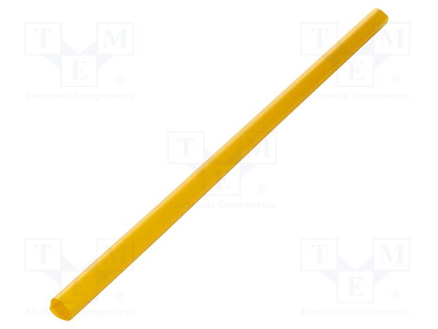 Tubo termorretractil 38 mm amarillo 1 metro. Mod. RCH1-38/19X1-BR