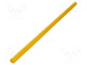 Tubo termorretractil 38 mm amarillo 1 metro. Mod. RCH1-38/19X1-BR