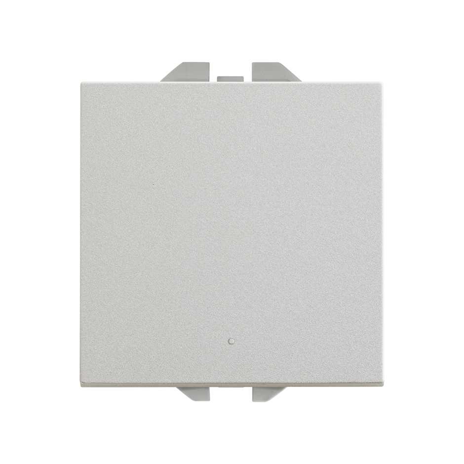 Pulsador 10A aluminio Simon 270. Mod. 20000150-093