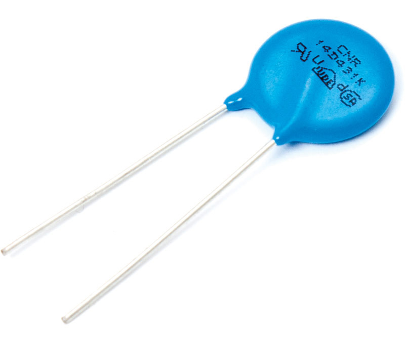 Varistor de óxido metálico, supresor de picos de voltaje. Mod. SIOVS14K275