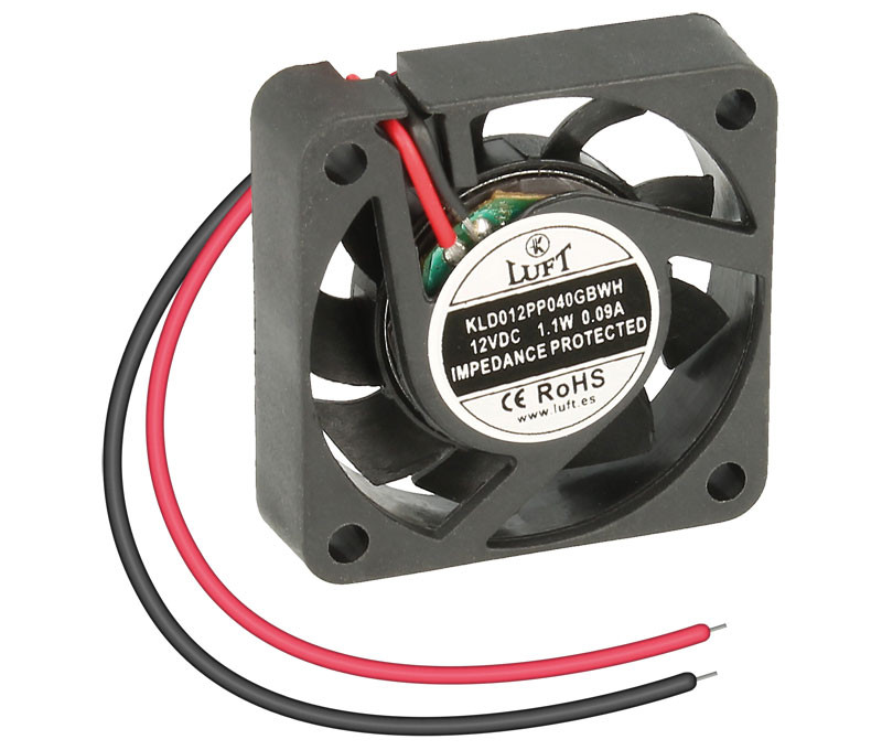 [VEN002ELM] Ventilador con rodamiento de bolas 12VDC 40X40X10. Mod. VEN002