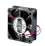 Ventilador rodamiento de bolas 12VDC 60x60x25 mm. Mod VEN010