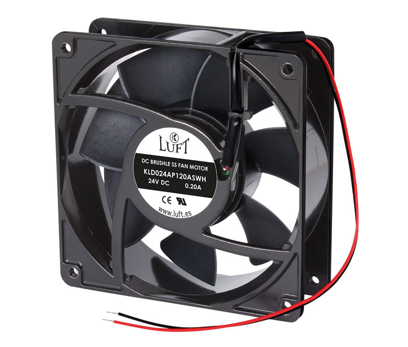 [VEN041ELM] Ventilador cojinete de fricción 24VDC 120x120x38. Mod. VEN056