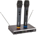 Sistema 2 micros mano UHF inalámbrico. Mod. WM-20UHF