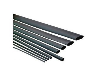 Tubo termorretractil 2.4 mm Negro 1 metro. Mod. XBPT2.4