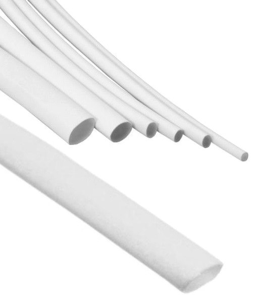[CBHFT4.81MWH] Tubo termorretractil 4.8 mm Blanco 1 metro. Mod. XBPT4.8BL