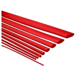 [CBHFT641MRD] Tubo termorretractil 6.4 mm Rojo 1 metro. Mod. XBPT6.4RJ