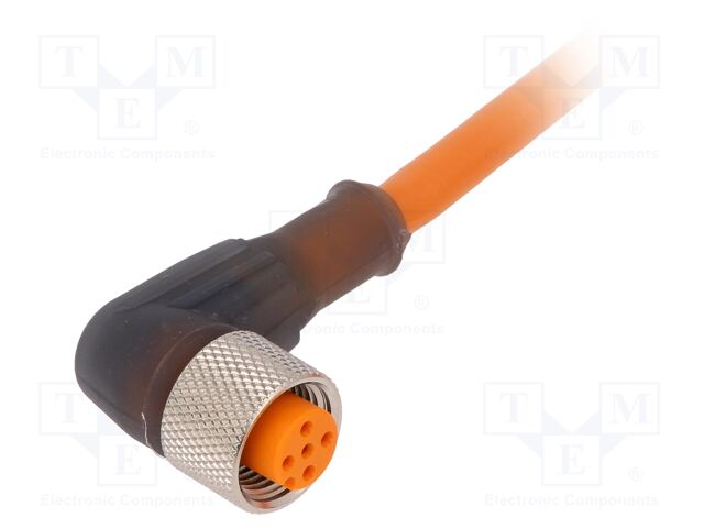 Cable para sensores M12 hembra 5 PIN angular 5m. Mod. RKWT5-565M
